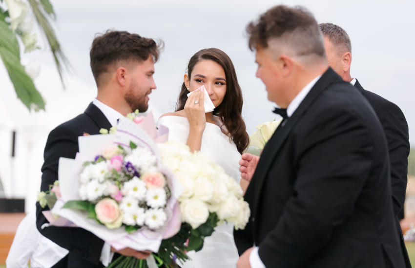 жених и невеста, свадебная церемония