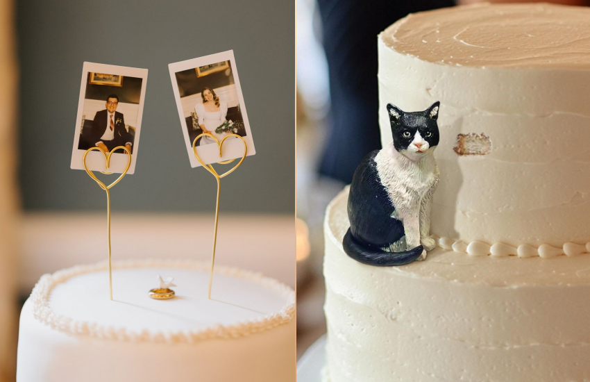 свадебный торт, тренды свадебных тортов, персонализированный торт