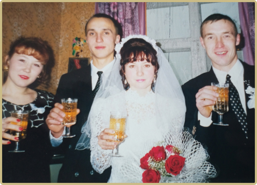 свадьба, жених и невеста, свадьба в 90-е