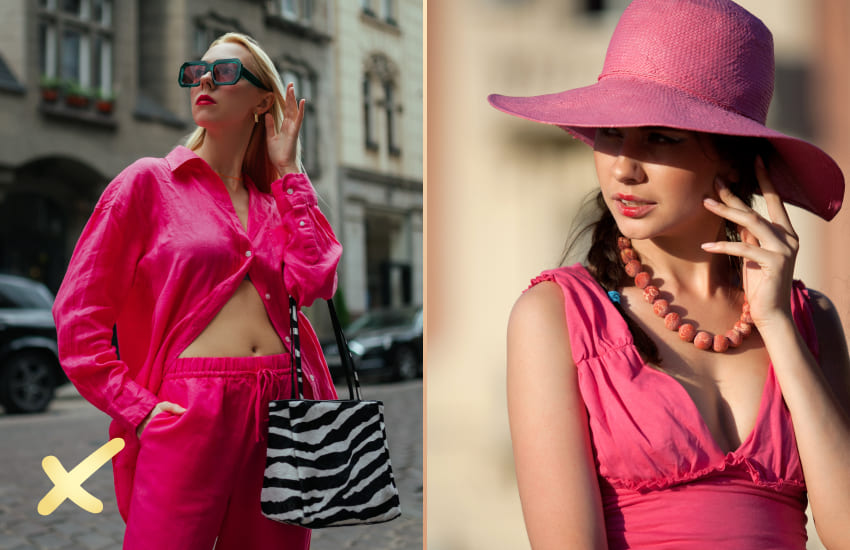 девушка, образ в розовом цвете, розовая рубашка, розовая шляпа