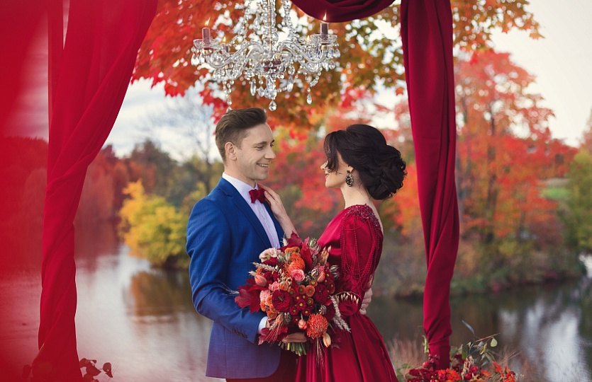 Свадьба осенью: 7 актуальных стилей